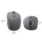 BlueDiamond - Souris sans fil track mobile pro - gris-Format compact : Format compact idéal pour une utilisation en déplacement sans compromettre le confort