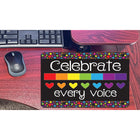 Ashley Productions - Smart Poly Tapis de souris pour ordinateur - 8" x 10" - Célébrez chaque voix - Paquet de 6-Ensemble de 6 tapis de souris en tissu antidérapant
