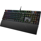 Clavier de jeu ASUS ROG Strix Scope II avec commutateurs mécaniques linéaires ROG NX Snow - Noir-Les touches F1 à F5 sont préprogrammées comme raccourcis clavier pour la Xbox Game Bar et l'enregistrement