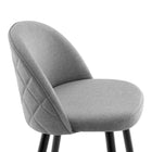 Modway - Cordial Tissu Tabourets de bar - Gris clair - Ensemble de 2-9