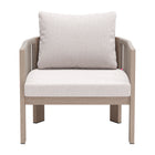 Zuo - Rebel Fauteuil d’appoint - Beige-Assise et dossier amovibles