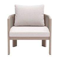 Zuo - Rebel Fauteuil d’appoint - Beige-Assise et dossier amovibles