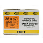 Eco II -  Sacs à ordures - 35 po x 50 po - fort - noir -  paquet de 125-35 po x 47 po
