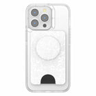 PopSockets - PopWallet+ pour MagSafe avec Anneau Adaptateur Magnétique - Blanc Fresh-Compatible avec les poignées standard PopSockets (détachez le dessus en le tournant) et les supports