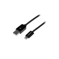 StarTech  Connecteur spiralé Apple Lightning noir à 8 broches pour câble USB de 3 m 106 pi) pour iPhone/iPod/iPad-Maintenez un temps de recharge optimal pour de plus longues distances