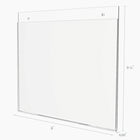 Porte-affiche Deflecto Classic Image − 11 po l x 8,5 po H − Transparent-Dimensionné pour des panneaux d’orientation paysage de 11 po de large x 8,5 po de haut