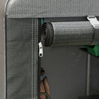 Outsunny - Tente de hangar de stockage extérieur 4x6 pi pour outils de jardin-Grande porte zippée pour un accès facile 