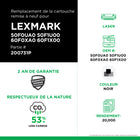 CIG - Cartouche de toner Lexmark MS510 remise à neuf - rendement ultra élevé - noir- Écologique : Remanufacturé à partir d'une cartouche Lexmark originale recyclée