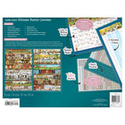 MotherWord - Ultime calendrier familial de luxe pour réfrigérateur 2026-2027 - 13 1/2 po H x 18 po l - anglais-Chaque page couleur est remplie d'illustrations de l'artiste canadien Scott Lucescu