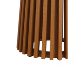Modway - Lane Rond de 42 pouces Terrasse extérieure Bois de teck Bar Table - Naturel-Assemblée requise