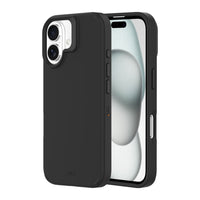AXS - PROTech Pulse D3O étui fabriqué avec du plastique recyclé pour Apple iPhone 16 - Noir-Testé pour des chutes de 12 pieds, soutenu par la technologie D3O