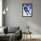 Nikita Kucherov Tampa Bay Lightning - Toile encadree - 22" x 31"-Prêt à accrocher - livré entièrement assemblé