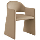Modway - Talia Performance Velvet Fauteuil à manger - Taupe-Velours de performance résistant aux taches