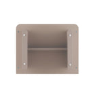Manhattan Comfort - Table de nuit moderne Ella 19,7" - Mocha-Garantie limitée du fabricant de 30 jours