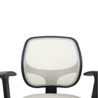 Brassex - Kelvis Chaise de bureau - crème-Roulettes en nylon de 50 mm