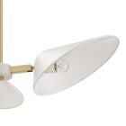 Modway - Journey Bras 3-léger de 3" Pendentif - Blanc-Compatible DEL, Assemblée requise