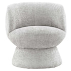 Modway - Vesta Tissu chenille Rembourré Chaise pivotante - Gris colombe-Assemblée requise