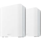 ASUS - Routeur extensible intelligent AiMesh tri-bande ZenWiFi BT6 - Paquet de 2-Le WiFi 7 tribande atteint des vitesses allant jusqu'à 9,4 Gbit/s avec le WiFi 6 GHz, le MLO et le 4K-QAM