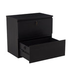 Koss - Classeur latéral - Espresso-Tiroir supérieur verrouillable