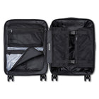 Travelite - Epicure 24 po Valise d'enregistrement rigide moyenne - Noir-Fonction d'expansion de 2 pouces pour une plus grande capacité de rangement