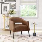 Zuo - Berkeley Fauteuil d’appoint - Brun vintage-Supporte jusqu'à 330 lb