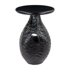 Zuo - Piho Table d’appoint - Noir-Bois de manguier peint offrant un style contemporain raffiné