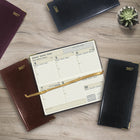Brownline - 2027 agenda de poche hebdomadaire Executive avec reliure cousue – 6 7/8 po x 3 3/16 po – couleurs assorties – trilingue-12