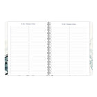 Blueline - 2027 agenda mensuel 14 mois avec reliure à double spirale – 11 po x 8 1/2 po – floral dramatique-Format de page: 11 po H x 8-1/2 po l