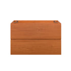 Modway - Scenic Support mural de 36" Armoire de toilette de salle de bain (lavabo non inclus) - Noyer cerisier-Assemblée requise