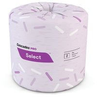 Papier hygiénique Cascades PRO Select standard, 2 épaisseurs, paquet de 48-2 épaisseur
