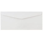 Jam Paper - Enveloppes à fenêtre n° 10 Business, 4 1/8 po H x 9 1/2 po l, Blanc, Paquet de 100-Parfait pour le courrier professionnel, l'organisation, les factures, les chèques, les cartes, les dépôts, les invitations ou toute autre annonce !