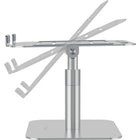 Fellowes - Support pour ordinateur portable d'bureau Alumia - Argent-Sa conception ouverte favorise la circulation de l'air pour garder votre ordinateur portable au frais, et ses patins antidérapants le maintiennent fermement en place