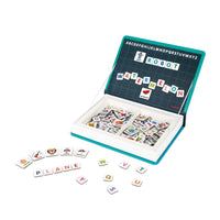 Janod - Magnéti'book - Alphabet Anglais-Apprenez l'alphabet anglais avec un jeu éducatif magnétique.