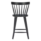 Zuo - Tyce Tabouret de comptoir - Noir - Ensemble de 2-Garantie limitée de 3 ans