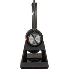 HP - Casque binaural Dect Poly Savi 7220 Office-Polymère lithium-ion rechargeable de 250 mAh