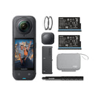Insta360 - Pack de caméras d'action X5 Essentials-. Nouveau pare-vent pour un son plus clair