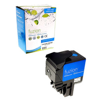 fuzion - Lexmark (80C1HC0) Cartouche De Toner Compatible - Rendement Haut - Cyan-Couleur d'encre: Cyan