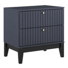 Modway - Dakota Table de chevet, Bleu-Table de chevet moderne