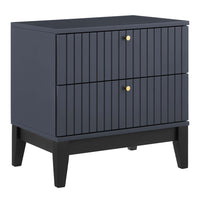 Modway - Dakota Table de chevet, Bleu-Table de chevet moderne