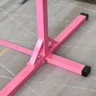 Soozier - Barre de gymnastique professionnelle pour la maison avec hauteur réglable sur 13 niveaux, fitness de gym - rose-Couleur : Rose 