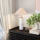 Zuo - Ciara Lampe de table - Beige/Blanc-Style moderne et contemporain