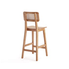 Manhattan Comfort - Versailles tabouret de comptoir style industriel 15,75" - nature - lot de 2-Livré chez vous entièrement assemblé ! Aucun assemblage requis
