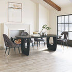 Zuo - Artus Chaise de salle à manger - Gris-Dimensions: 22,0 po L x 20,9 po L x 35,0 po H