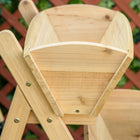 Outsunny - jardinière surélevée à 3 niveaux - 23,5 po x 29,5 po x 30,3 po-Fabriqué avec un cadre en forme de A stable et du bois de sapin avec un revêtement résistant à l'eau pour un usage quotidien 