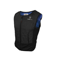 TechNiche—Veste de sport hybride, noir, très grand-Fermeture à glissière à l’avant avec ventilation en filet et conception à encolure dégagée