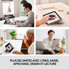 Étui clavier Logitech Combo Touch iPad Pro 11 pouces (1re, 2e, 3e, 4e générations - 2018, 2020, 2021, 2022)- Clavier rétroéclairé amovible - Sand-Technologie SMART CONNECTOR : profitez d'une alimentation et d'un couplage instantanés avec l'étui clavier Combo Touch. Ne vous souciez plus de la recharge, l'alimentation provient de votre iPad Pro