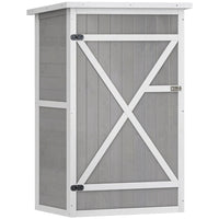 Outsunny - Armoire de rangement de jardin - 29,9 po x 21,7 po x 45,3" -Conception compacte pour les petits espaces  
