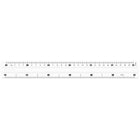 Maped - regle incassable avec double graduation - 12"/30 cm - Transparent-Plastique - Transparent