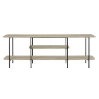 Manhattan Comfort - Console moderne Celine 70,86 po - Gris rustique-Console basse moderne contemporaine parfaite pour le salon et le bureau à domicile