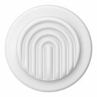 PopSockets - PopGrip pour MagSafe avec Anneau Adaptateur Magnétique - Courbes de Crème de Coco-Le support et la poignée magnétiques pour téléphone se fixent solidement à votre coque compatible MagSafe ou Android (en utilisant l'anneau adaptateur magnétique inclus) pour une adhérence optimale et une fonction de support, puis se détachent facilement (quand vous le souhaitez) pour la charge MagSafe ou sans fil